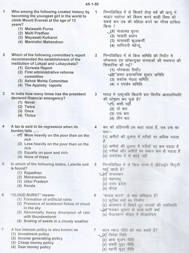 Junior Science Talent Search Examination 2015-16 gk Question Paper