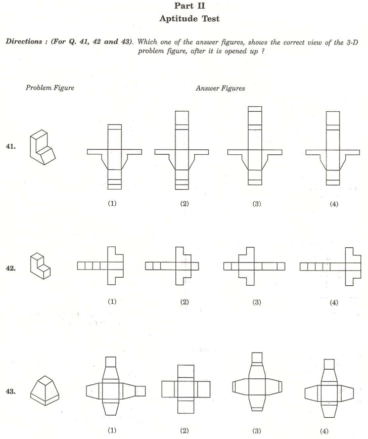 aieee b.arch 2006 question paper