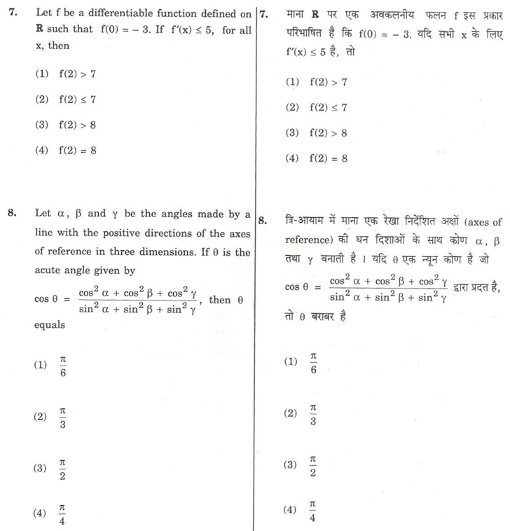 aieee b.arch 2010 question paper